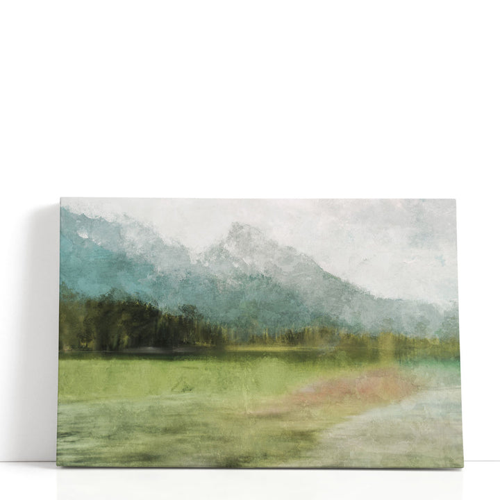 Distorted Lake - Canvas Print Wall Art