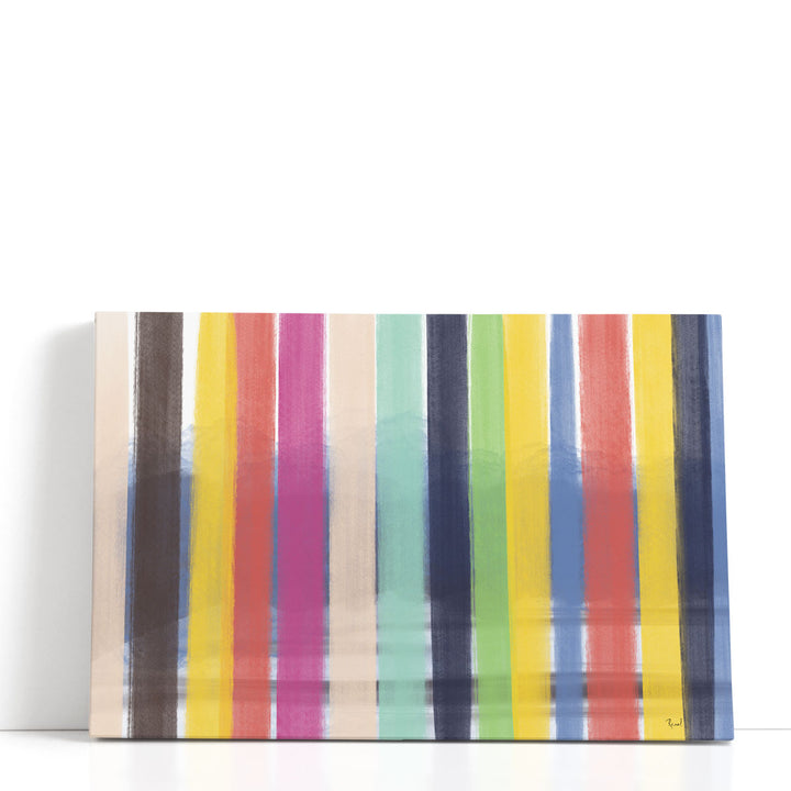 Colorful Canvas Wall Art bright geometric hues