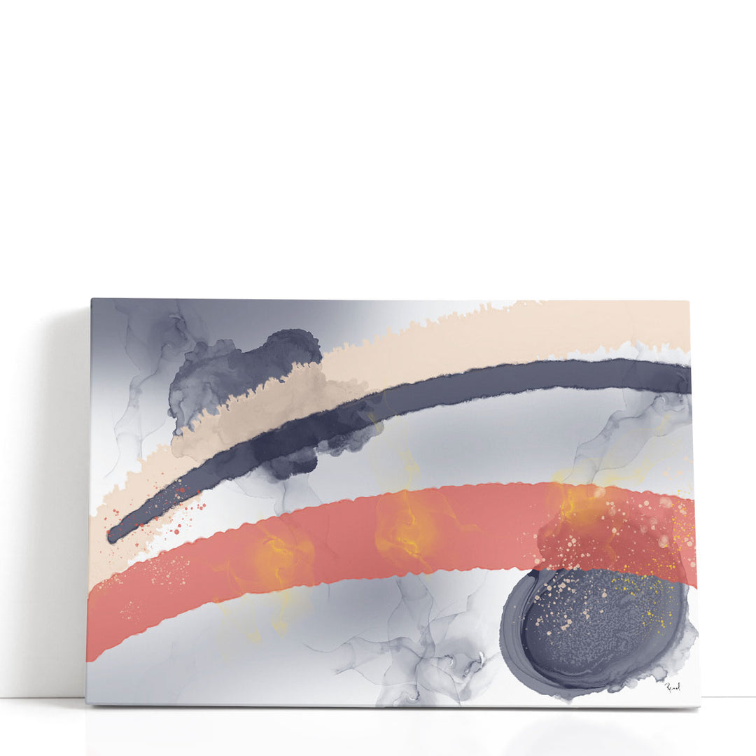 large abstract wall art dynamic geometric design