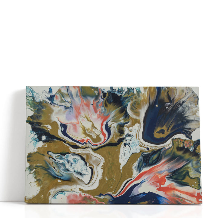 Vibrant Swirls 1 - Canvas Print Wall Art