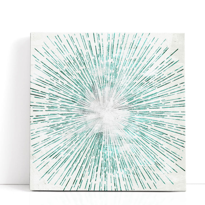 Emerald Burst - Canvas Print Wall Art