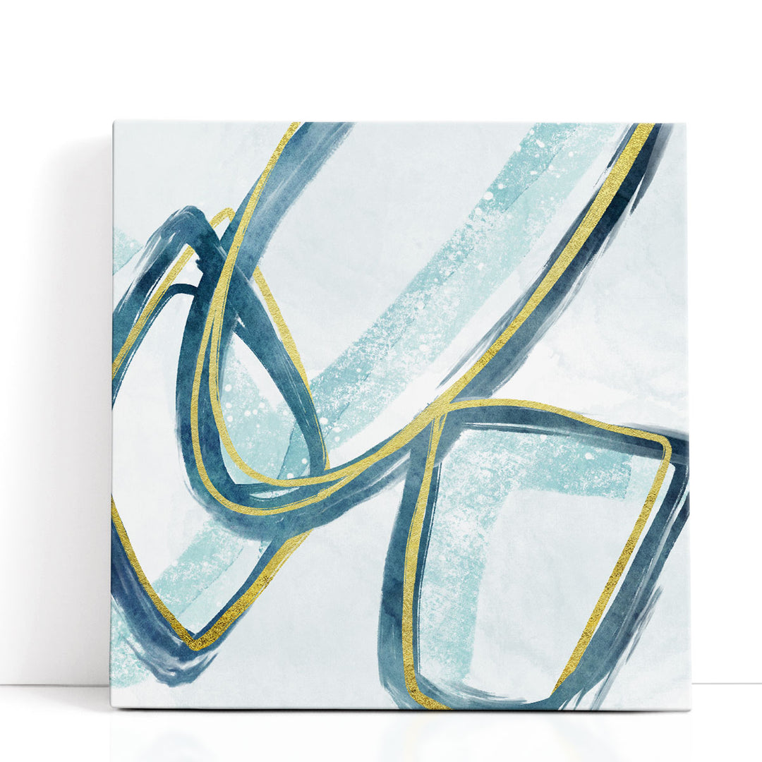 Geometric Collision 1 - Canvas Print Wall Art