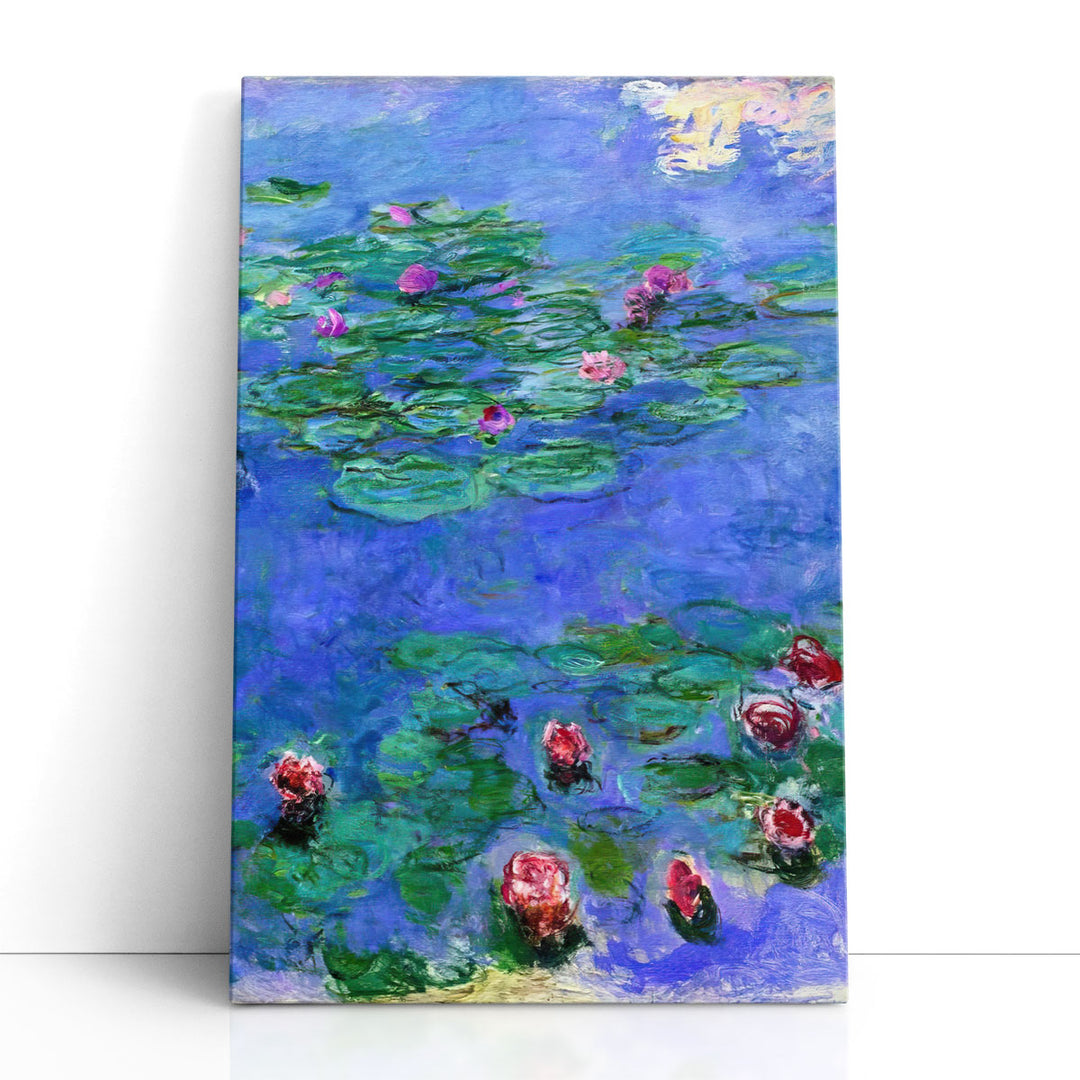 Water Lilies Red, 1914 - 1919 - Canvas Print Wall Art