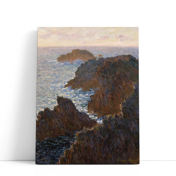 Rocks at Belle-Isle, Port-Domois, 1886 - Canvas Print Wall Art