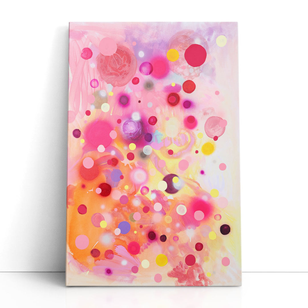 Colorful Wall Decor vibrant watercolor splashes