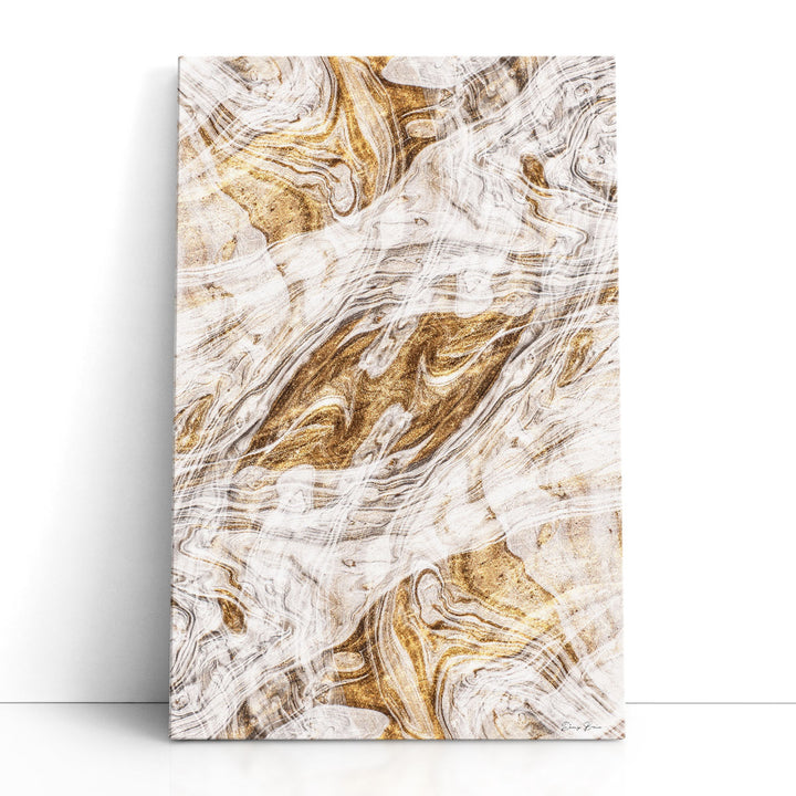 White textured wall art with abstract details