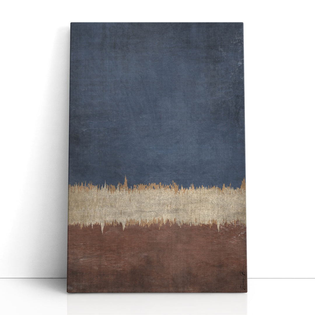 Blue Abstract Canvas Wall Art