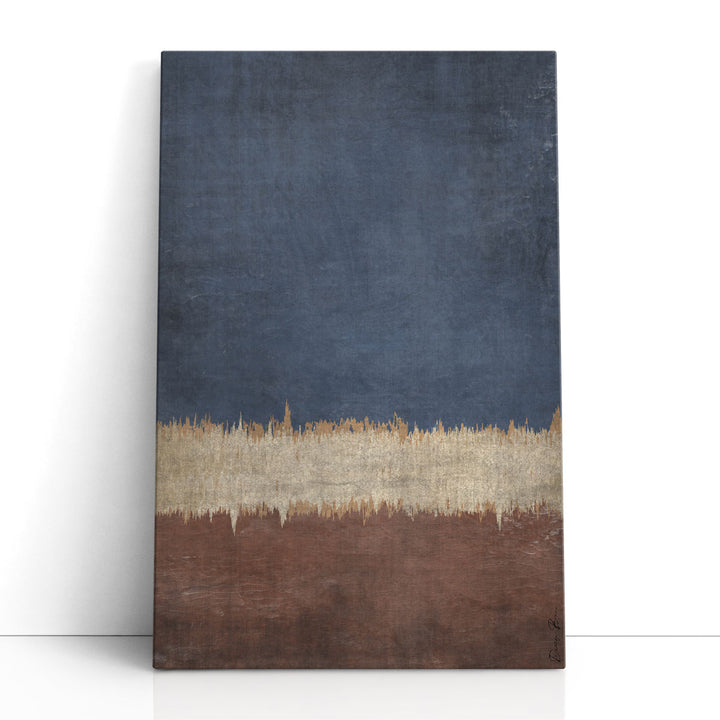 Blue Abstract Canvas Wall Art
