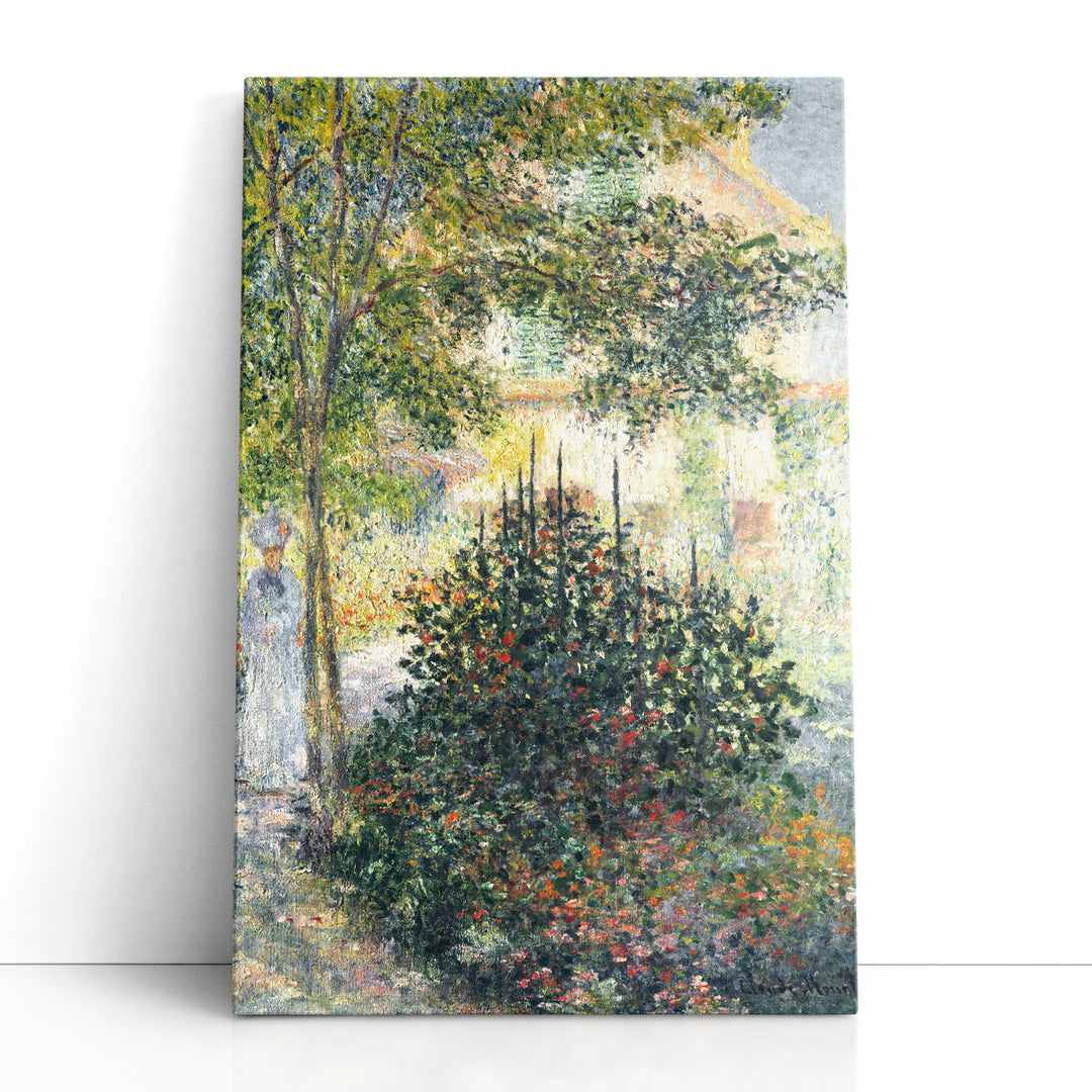 Camille Monet in the Garden at Argenteuil, 1876 - Canvas Print Wall Art