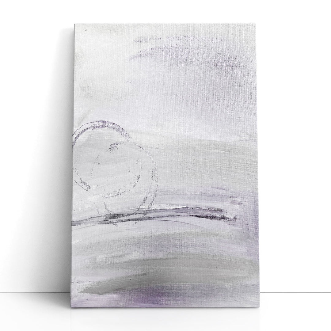 Lilac Abstract - Canvas Print Wall Art