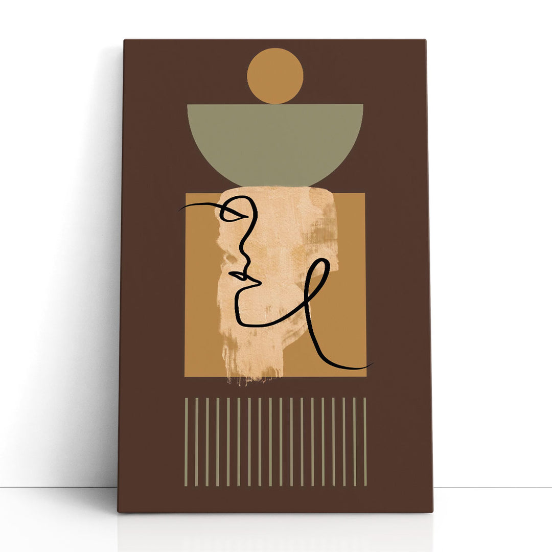 abstract geometric wall art minimalist print
