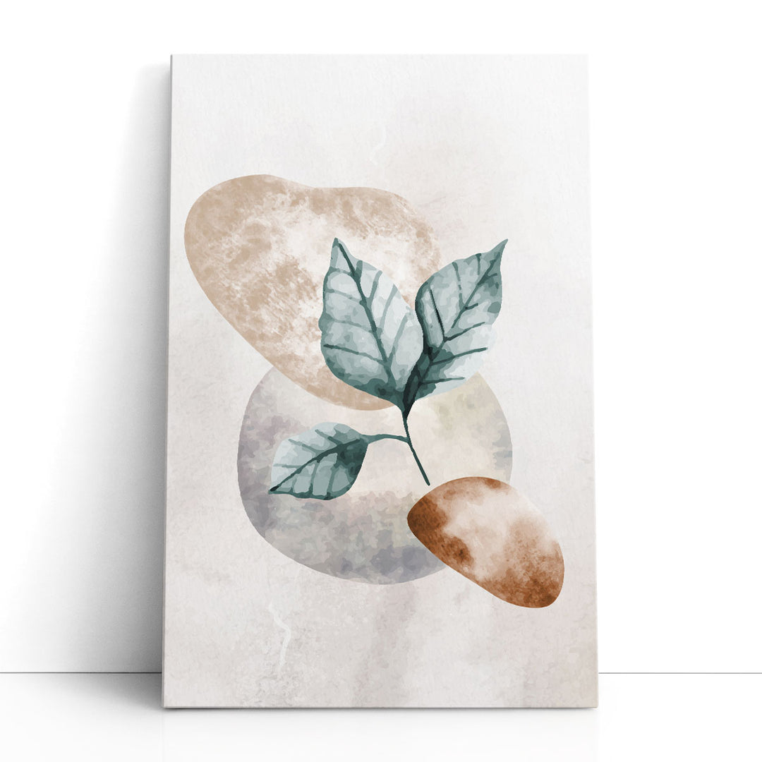 Stone Leaf 1 - Canvas Print Wall Art