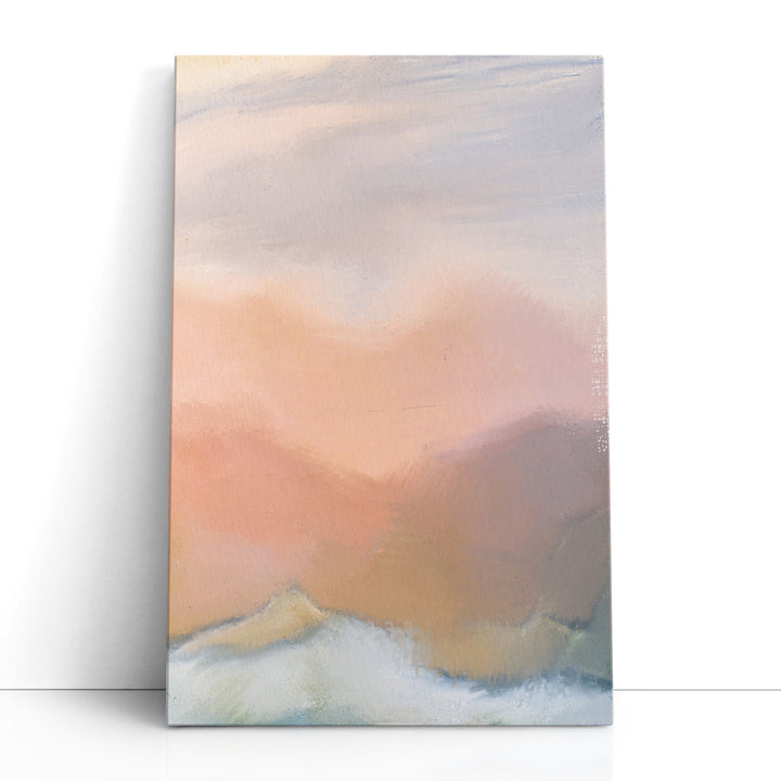 Abstract Beach Wall Art serene coastal waves