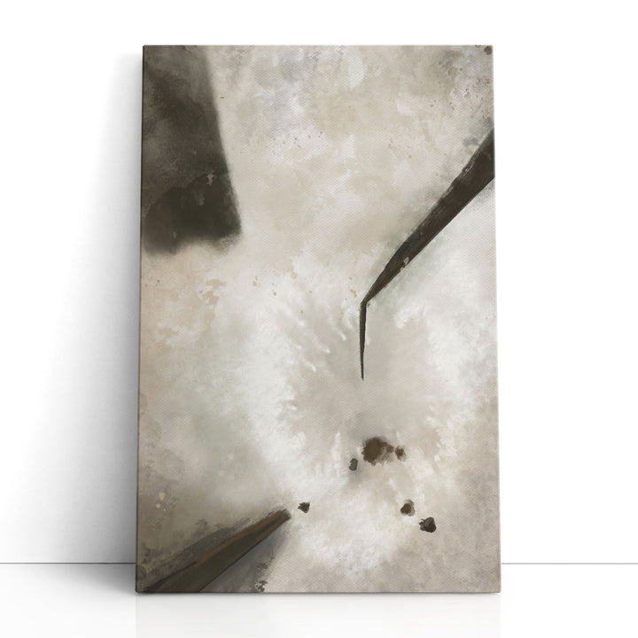 Neutral Abstract Canvas Wall Art serene neutral forms