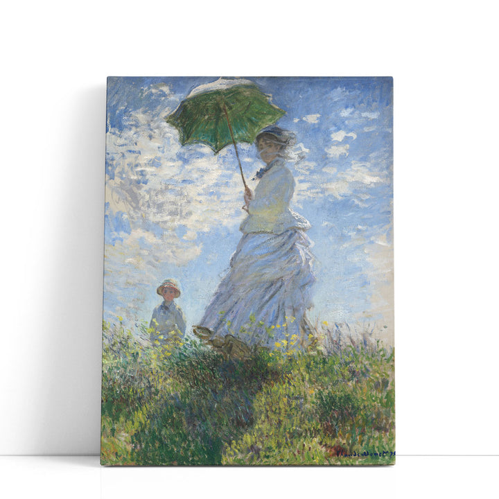 Madame Monet and Her Son, 1875 - Canvas Print Wall Art