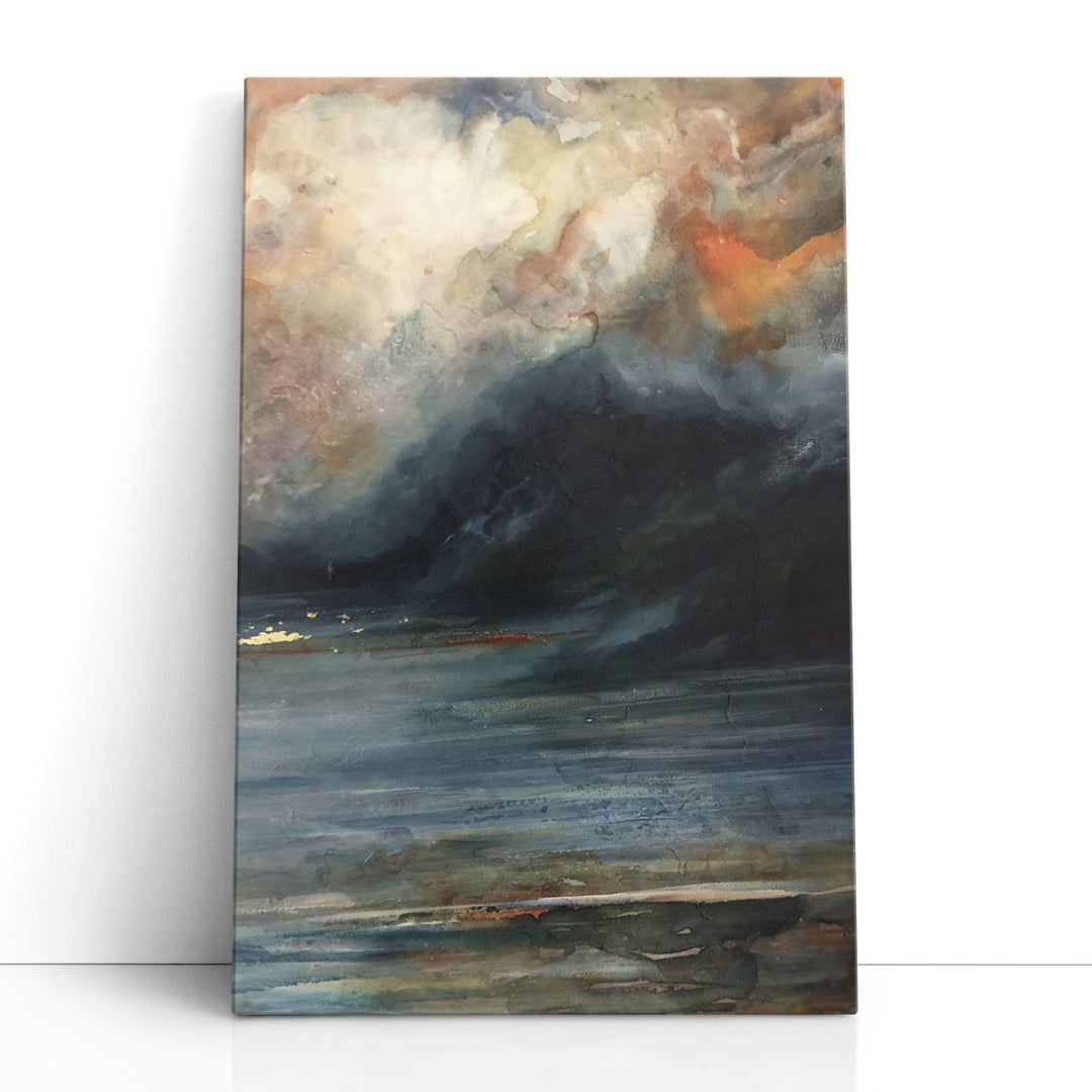 Abstract Canvas Wall Art sweeping color fields