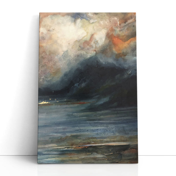Abstract Canvas Wall Art sweeping color fields