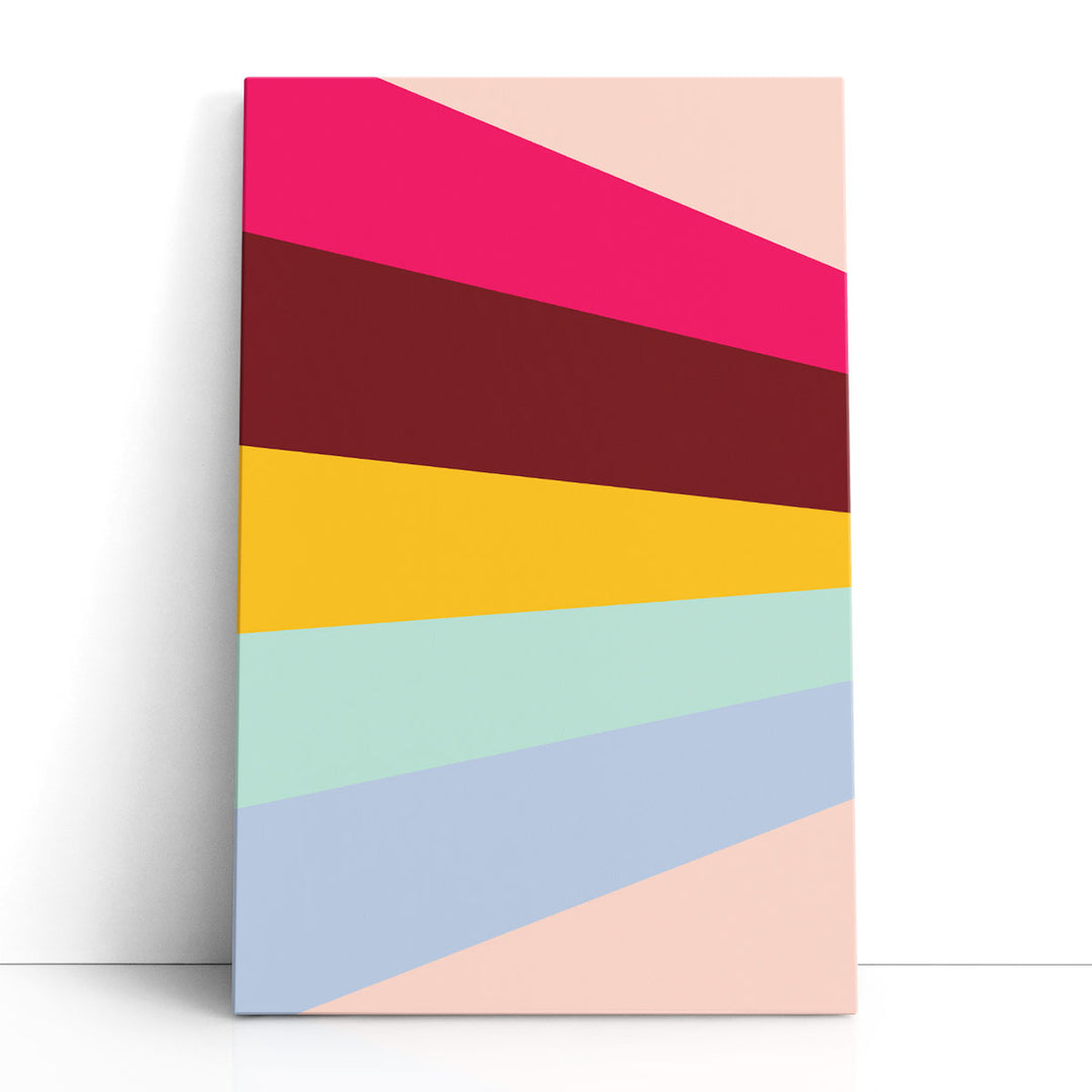 colorful prints vibrant abstract canvas art