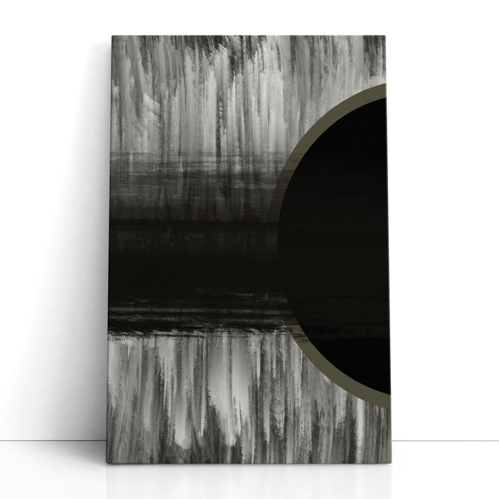 Contemporary Black Artwork bold monochrome design