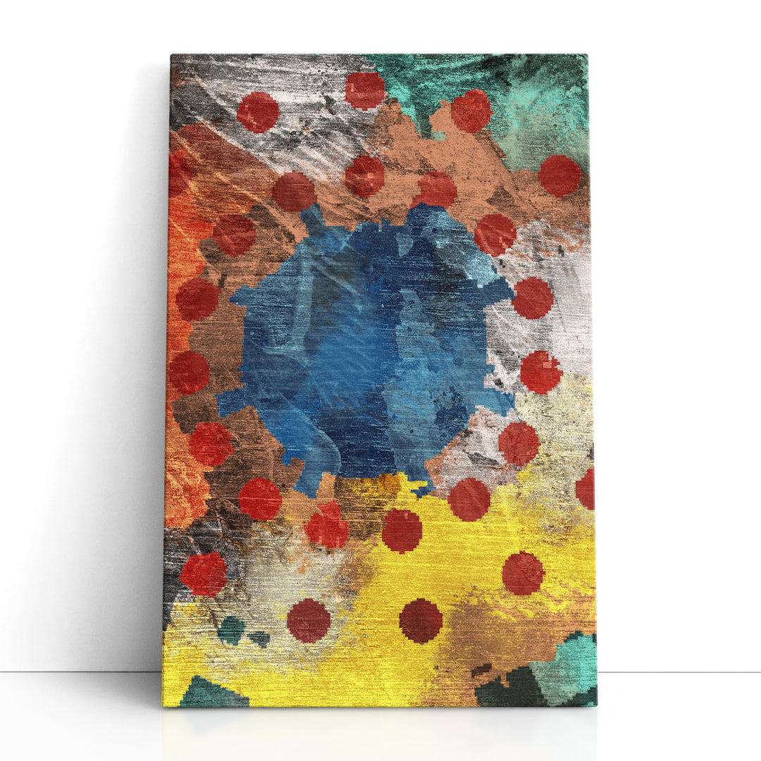 Colorful Abstract Wall Art bright canvas