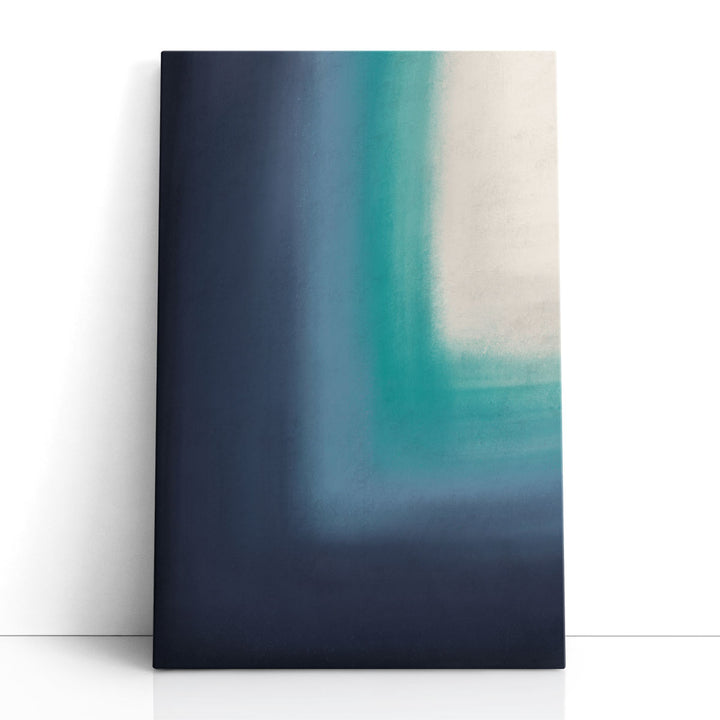 Gradient Abstract Art blue gradient canvas