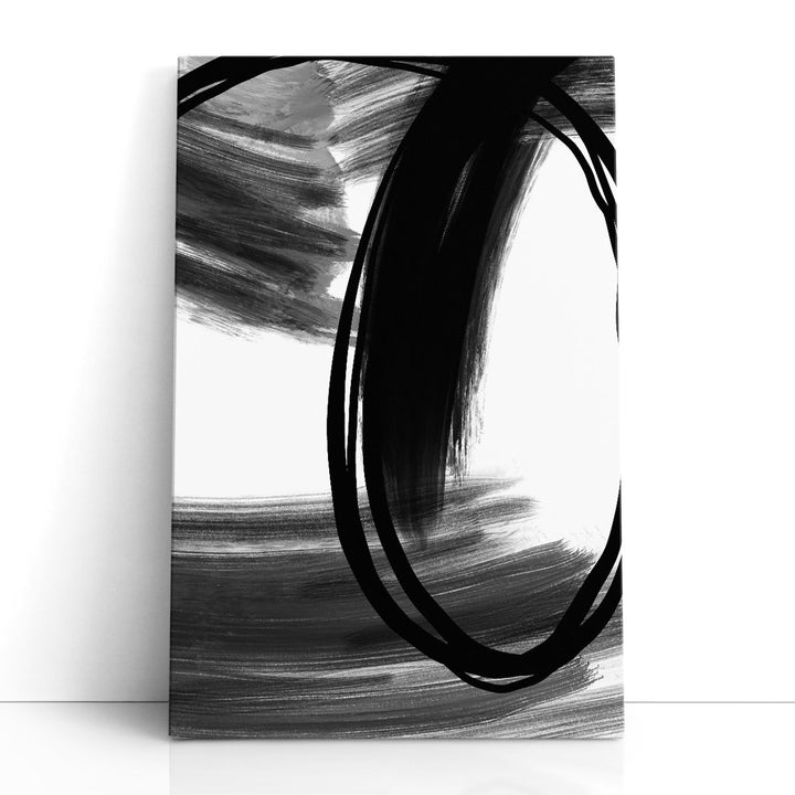 Black And White Canvas Prints – bold abstract forms with contrast