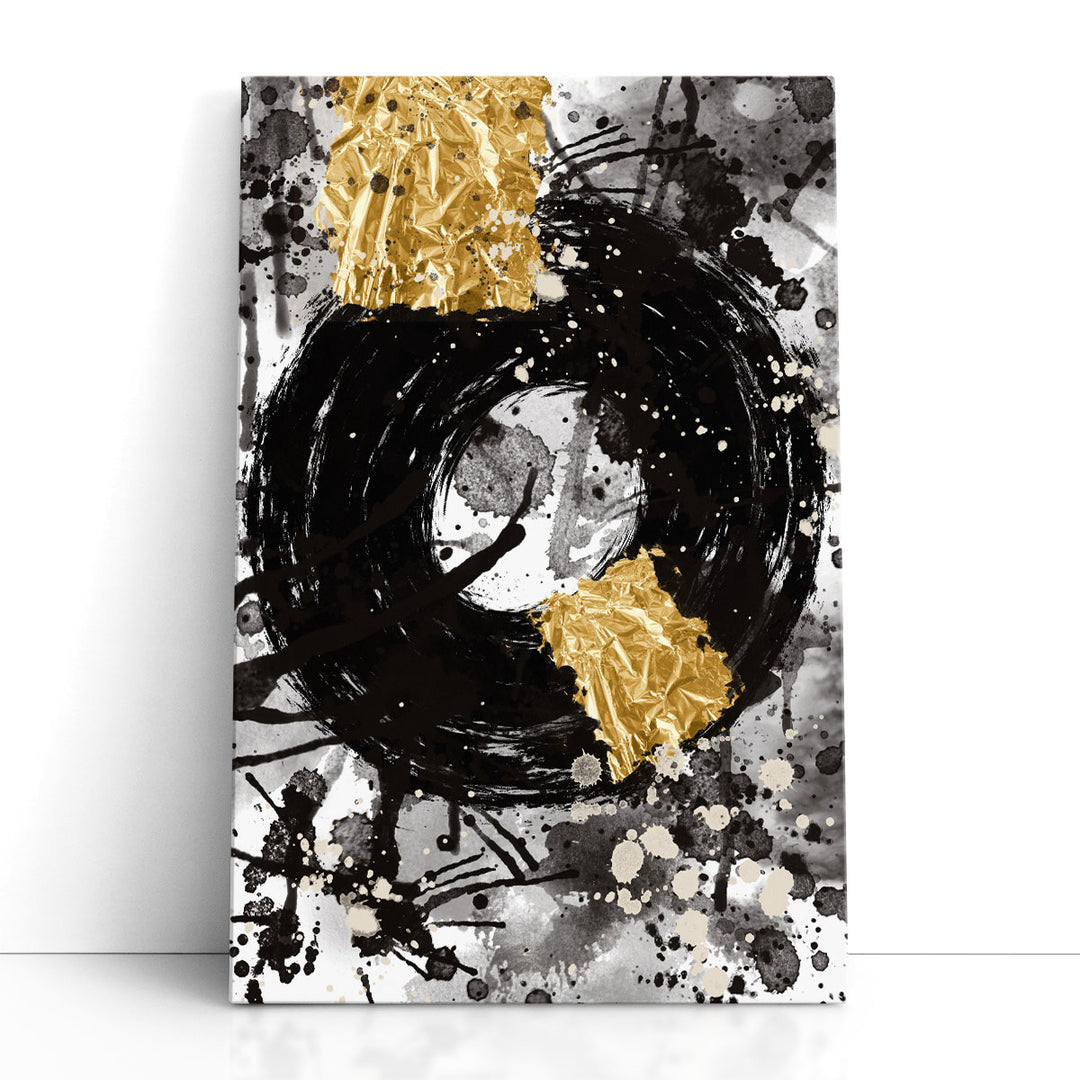 Black and white art prints office display