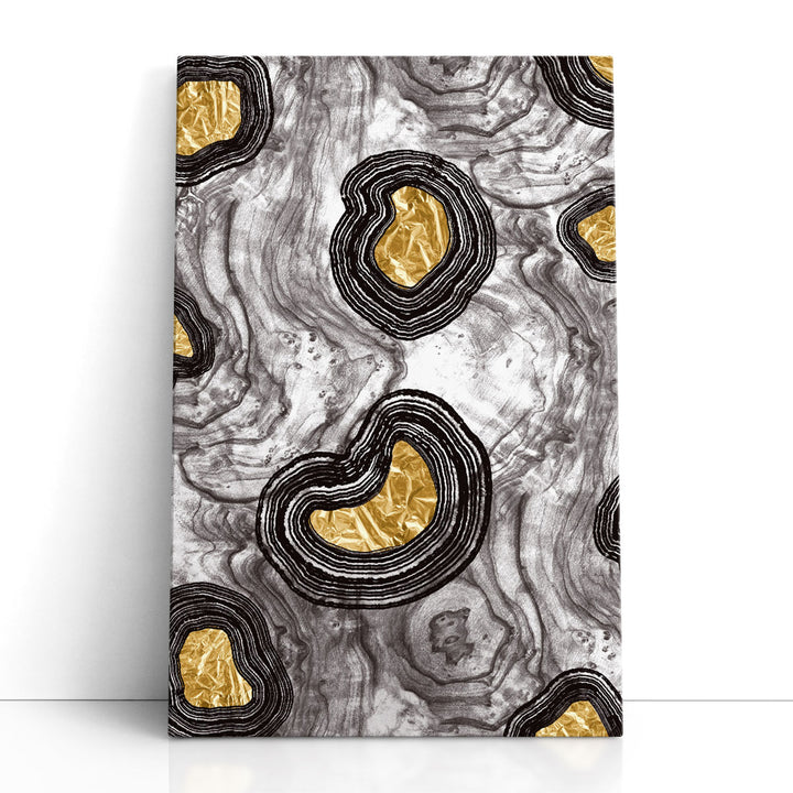 Black and White Abstract Art bold contrast strokes