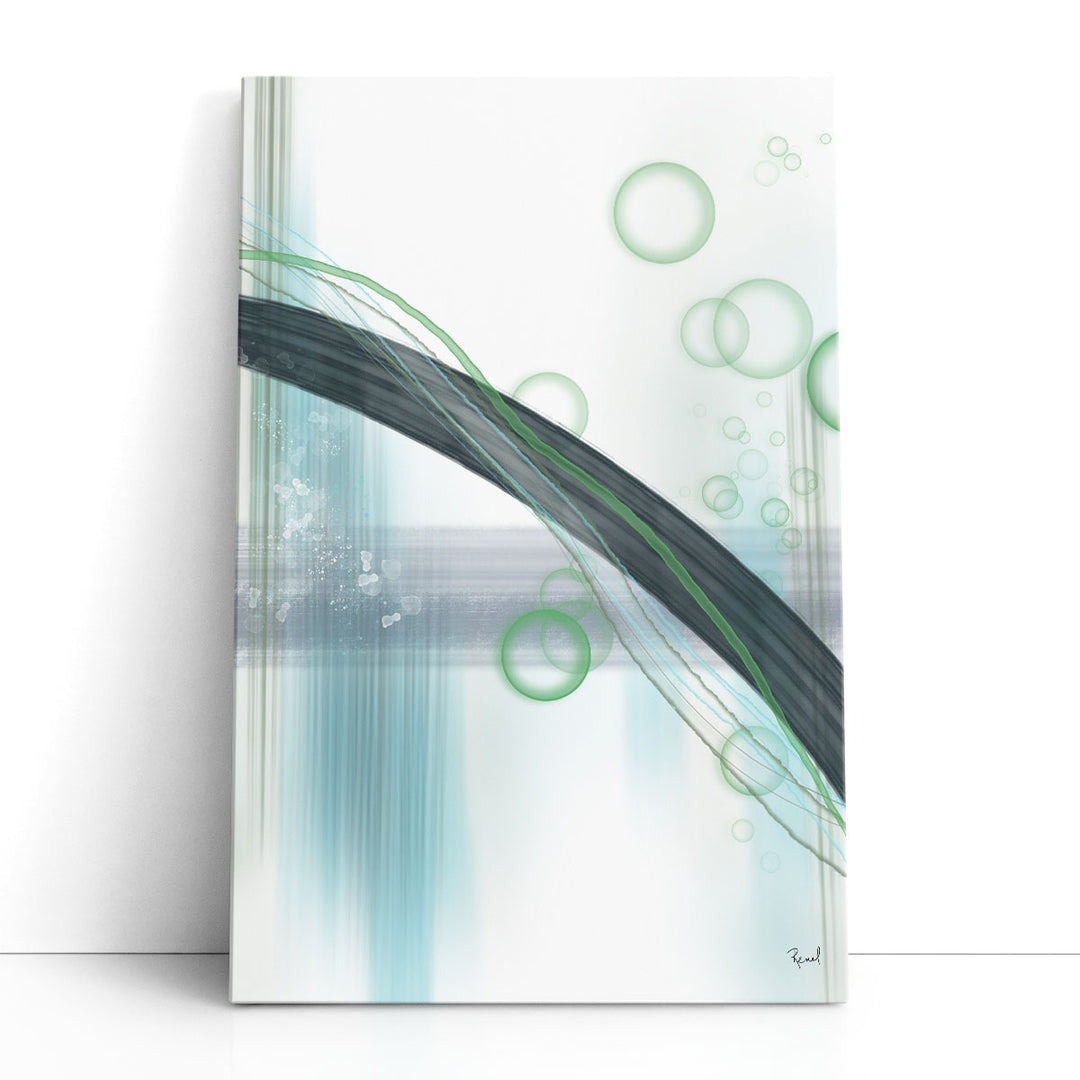 Abstract Circle Wall Decor flowing circular motif