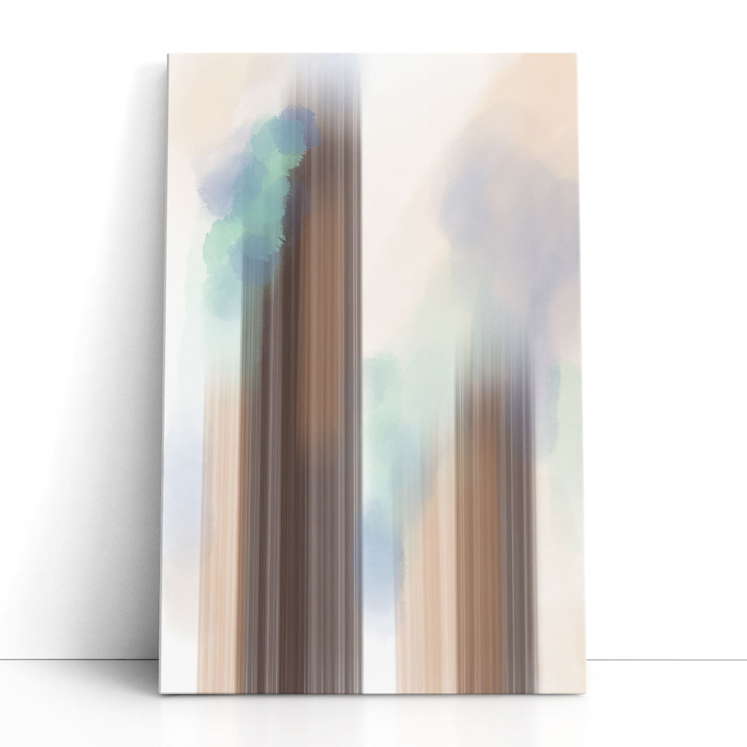 Framed abstract wall art warm gradient design