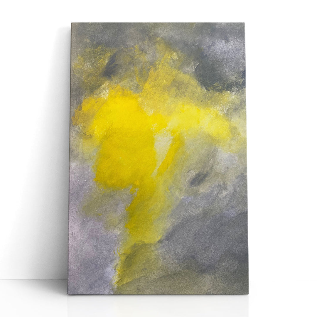 Yellow Sunshine Wall Art bright minimalist design