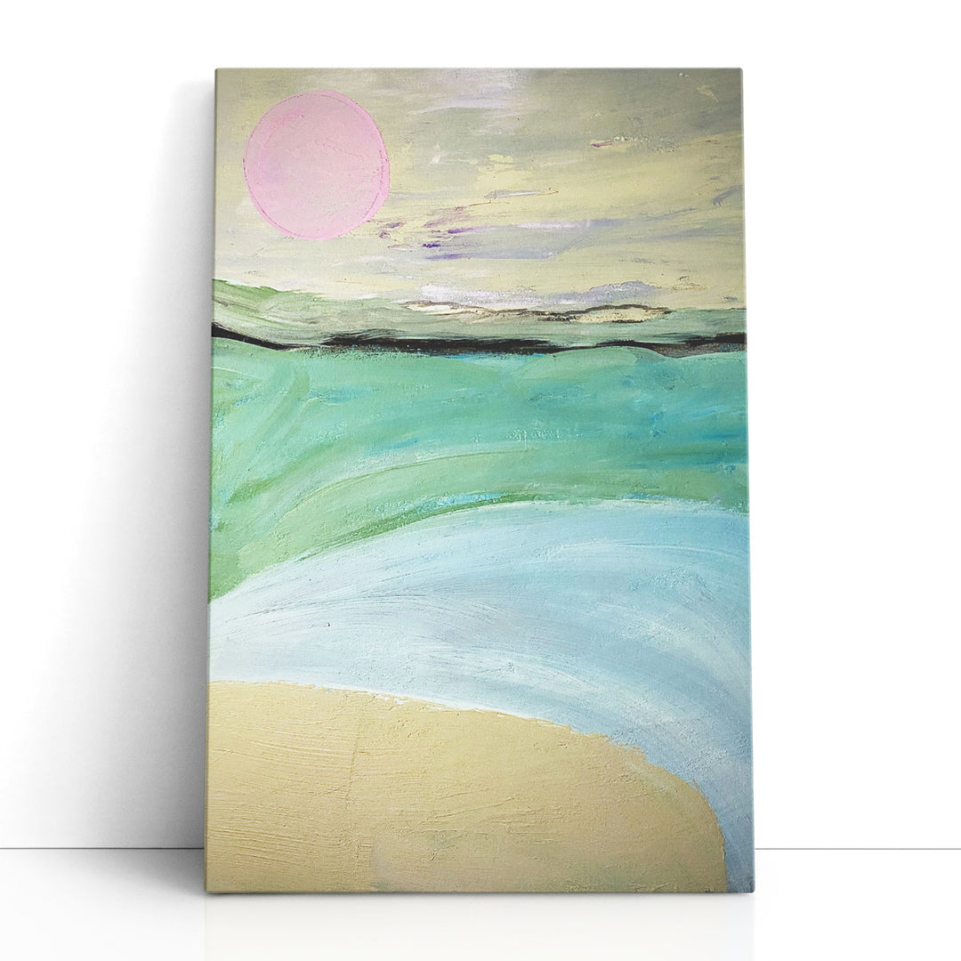 beige abstract art neutral canvas design