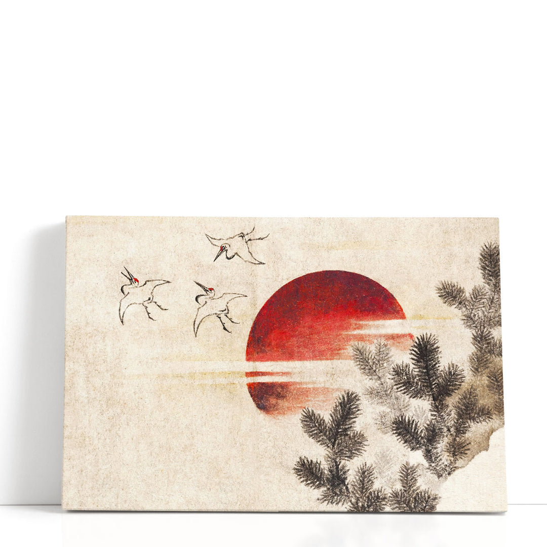 Birds and Sunset, from Album of Sketches, 1814 - Canvas Print Wall Art
