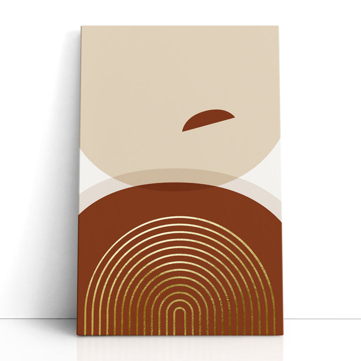 Mid Century Boho Minimalist 3 - Canvas Print Wall Art