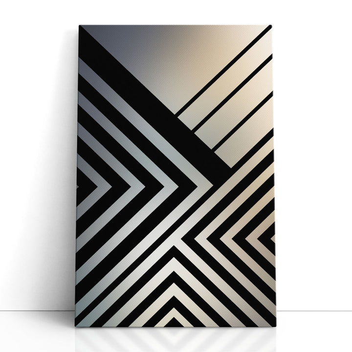 Neutral Abstract Artwork serene monochrome forms