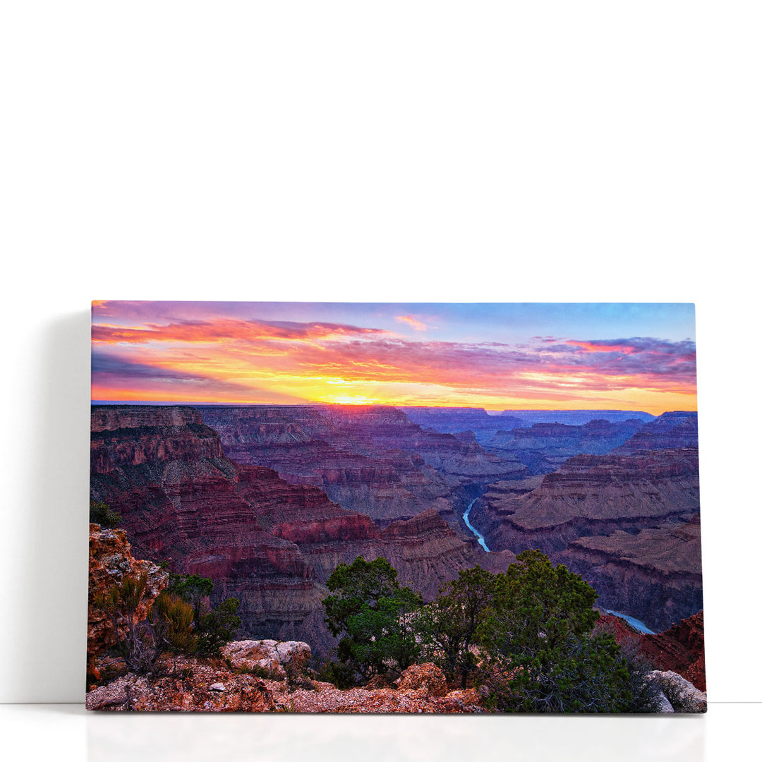 Canyon Sunset I - Canvas Print Wall Art