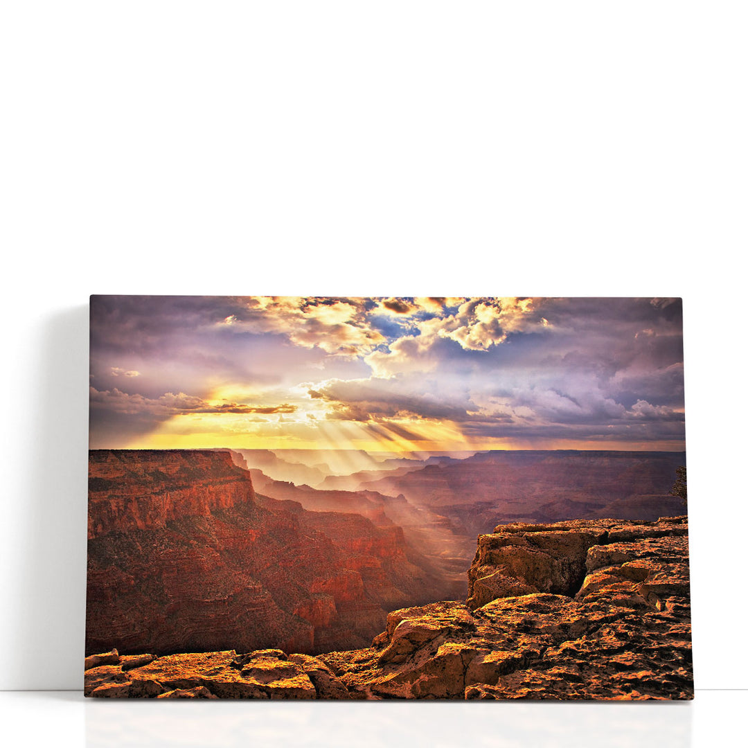 Canyon Sunset II - Canvas Print Wall Art