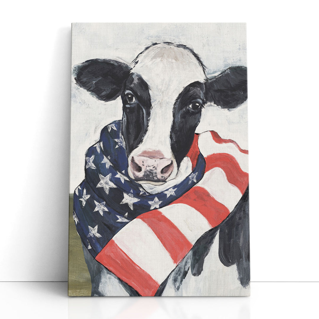American Cow I - Canvas Print Wall Art