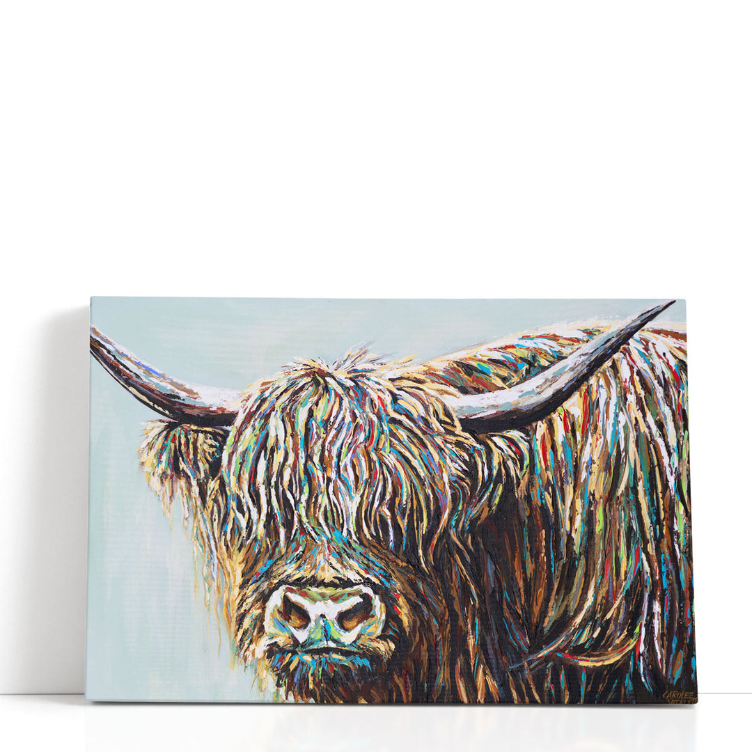 Woolly Highland I - Canvas Print Wall Art