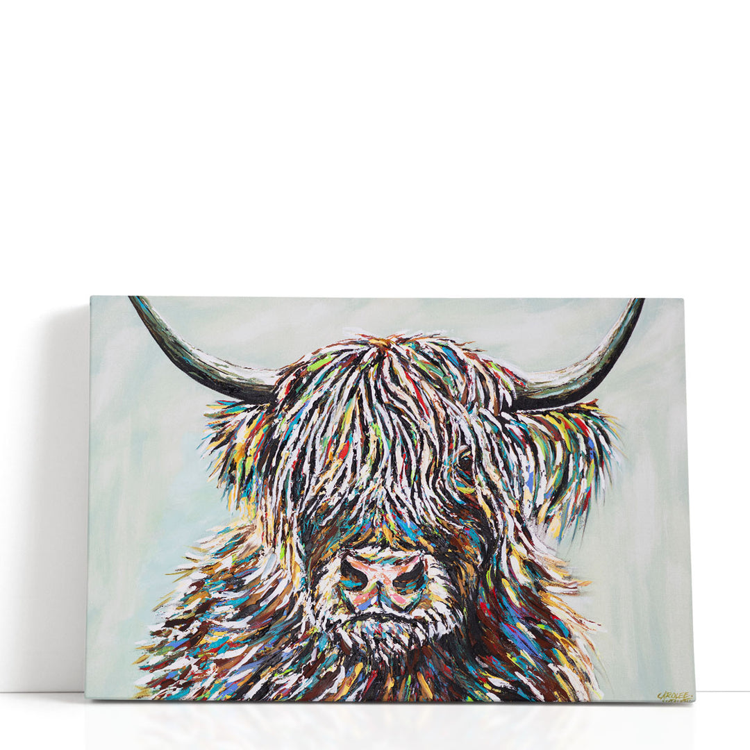 Woolly Highland II - Canvas Print Wall Art