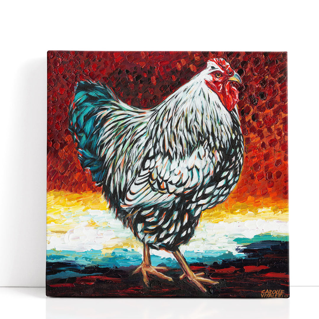 Fancy Chicken I - Canvas Print Wall Art