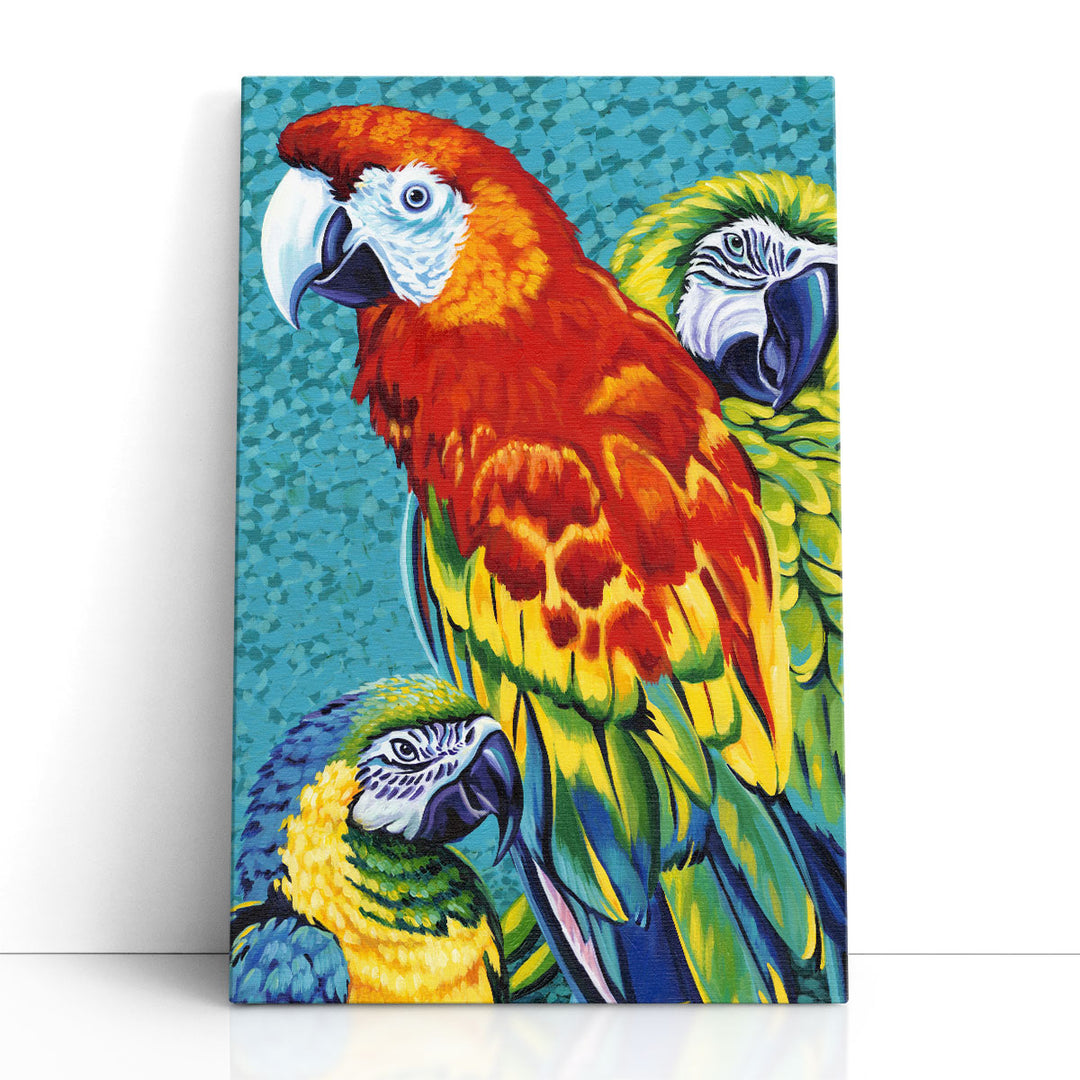Birds In Paradise III - Canvas Print Wall Art