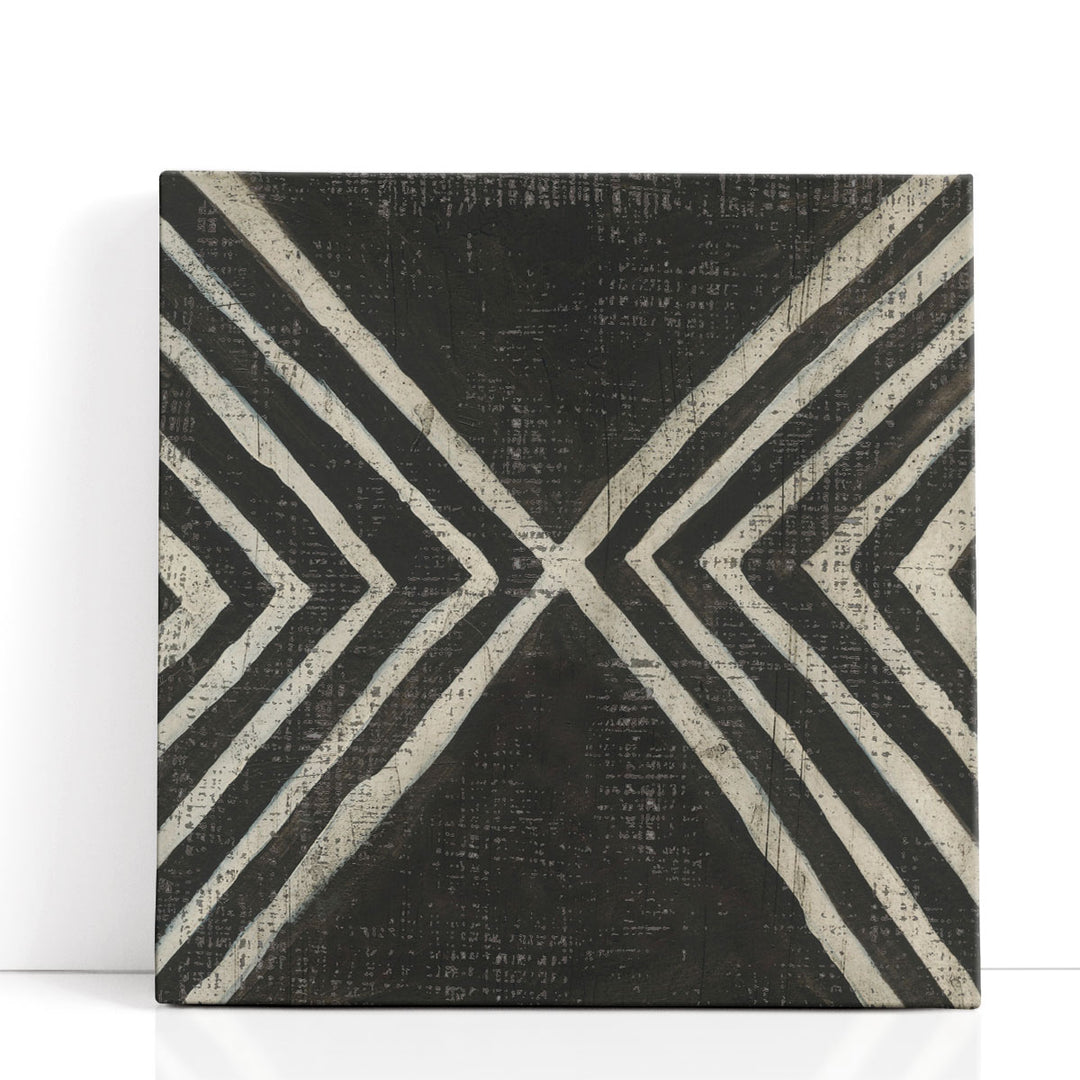 Stone I Black and White - Canvas Print Wall Art