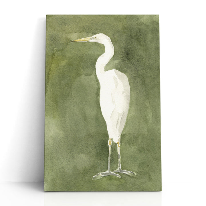 Emerald Heron IV - Canvas Print Wall Art