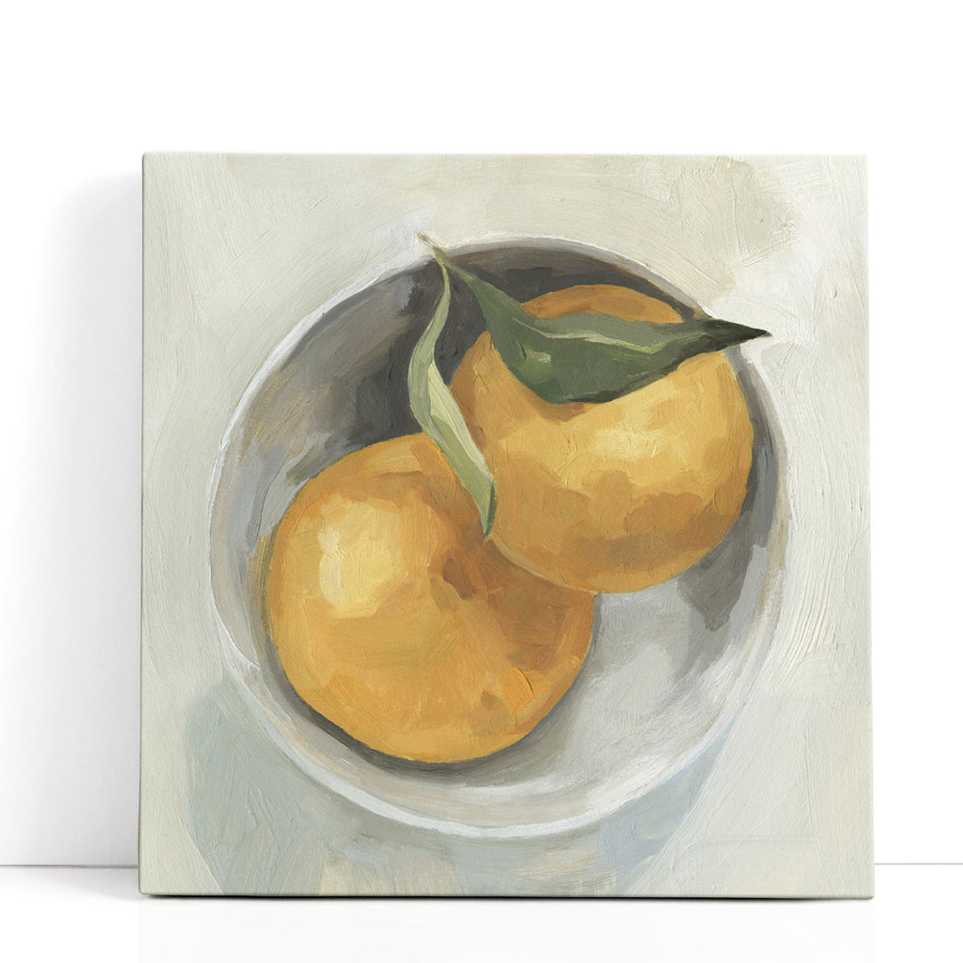 orange artwork – bright citrus still life