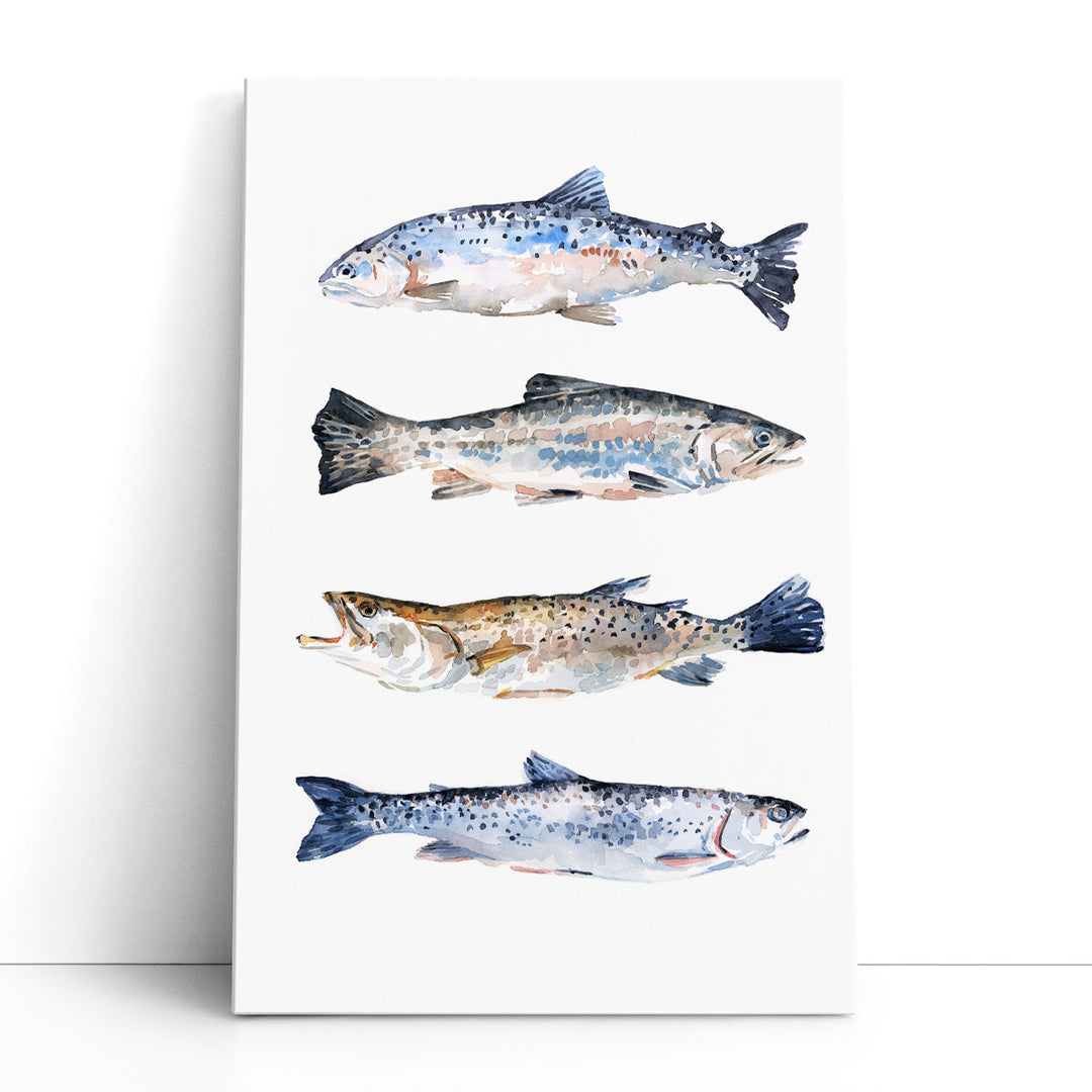 Stacked Trout II - Canvas Print Wall Art