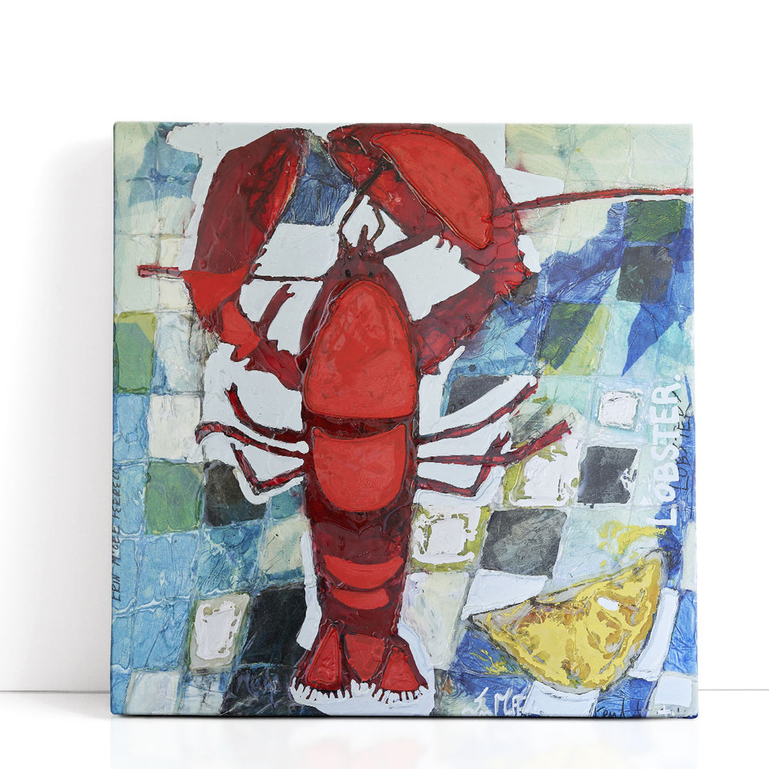 Brilliant Maine Lobster IV - Canvas Print Wall Art