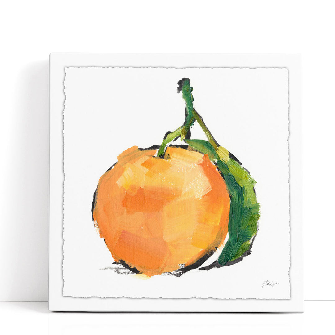 orange wall art – vivid citrus piece