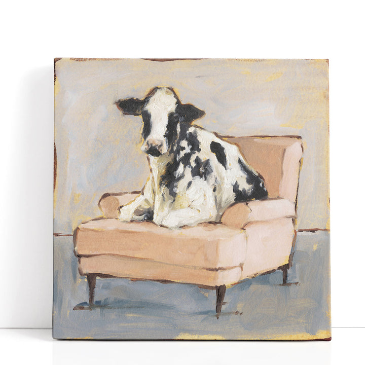 Moo-ving In II - Canvas Print Wall Art