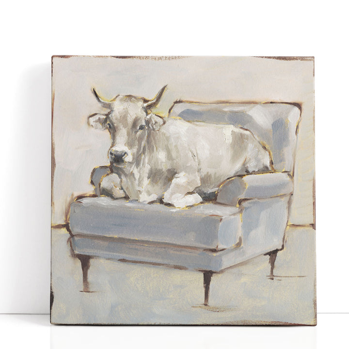 Moo-ving In III - Canvas Print Wall Art